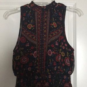 High neck maxi dress